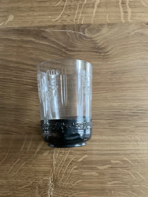 Grande Croix Vintage Années 20 – Cabochons Verre Gravé Polychrome Et Strass, 40x72 Mm