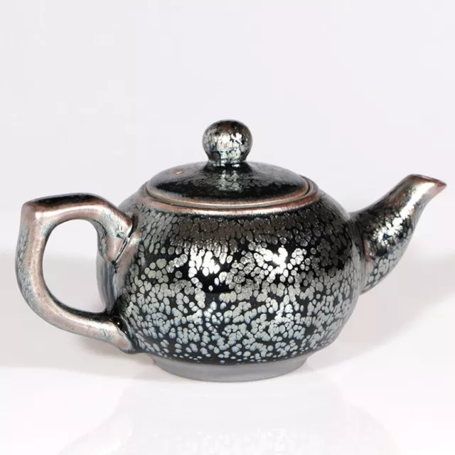 200714-136 Chinese Jianzhan Tenmoku Teapot Porcelain Tea Pot Yuteki Pattern