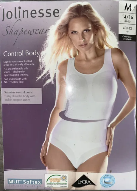 BRAND NEW WHITE Control Bodysuit Size Medium From Jolinesse Shapewear £9.99  - PicClick UK