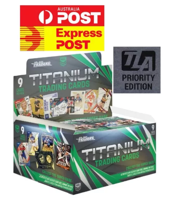 2024 NRL Traders Titanium Trading Cards Sealed Priority Box （Free Express Post）