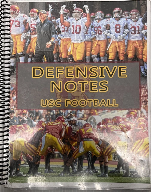USC FOOTBALL DÉFENSIF Notes. Écrit EUR 15,75 - PicClick FR
