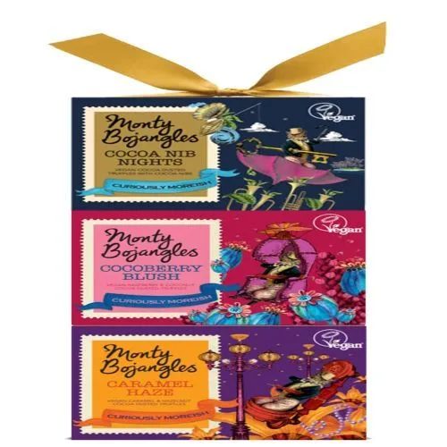 Monty Bojangles Vegan Truffle Selection Gift Tower 300g-3 Pack
