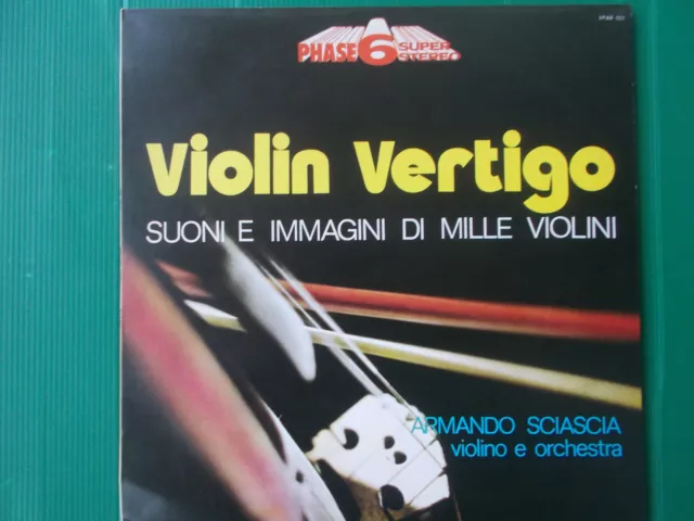 Lp Armando Sciascia Violin Vertigo Miraculously New Phase 6 Super Stereo