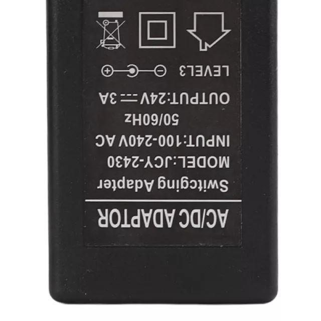 DC 24V 3A Adapter Charger 100‑240V 50/60Hz Over Current Protection for LCD