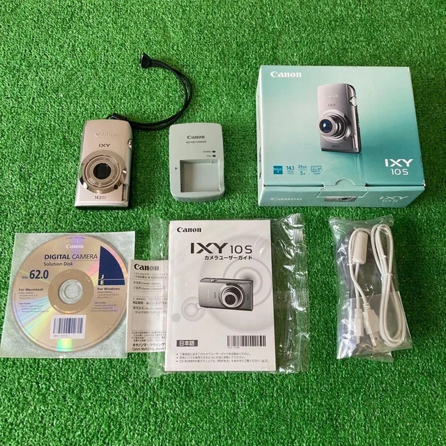 CANON IXY 10S Silver Compact Digital Camera Tested Working Seller
