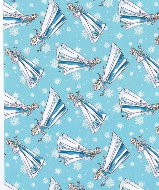 Fat Quarter Disney Frozen Character Elsa Sketch 100% Cotton Quilting Fabric