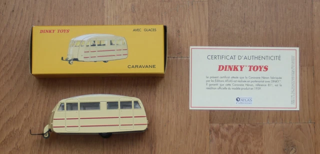 C660 Vintage 1959 Dinky 811 France Caravan Hénon With Beige