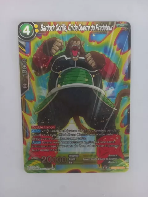 Carte Dragon Ball Super Card Game Bardock Gorille, Cri De Guerre Du Prédateur...