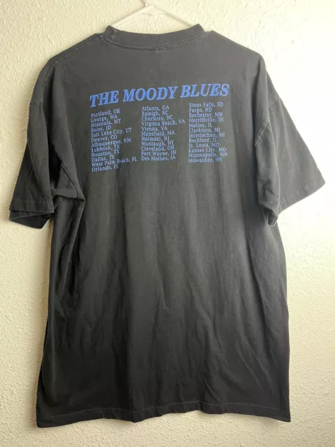 Vintage The Moody Blues Shirt Mens L Band Music Concert Tour Tee 1997 90s Retro 2