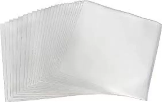 100 Clear Plastic LP Outer Sleeves 3 Mil. HIGH QUALITY Vinyl Record Album Covers 3