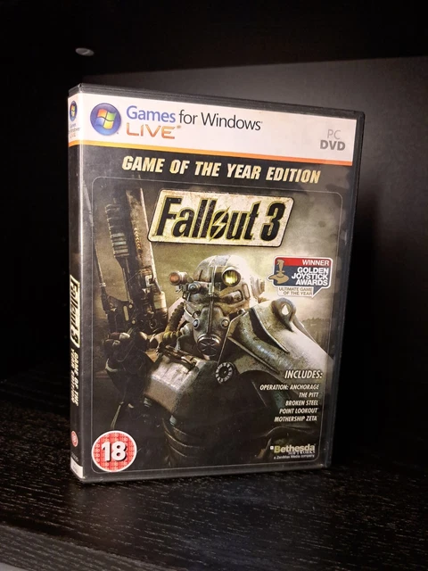 Fallout 3: Game Of The Year Edition per PC Windows Fallout 3 gioco GOTY PC