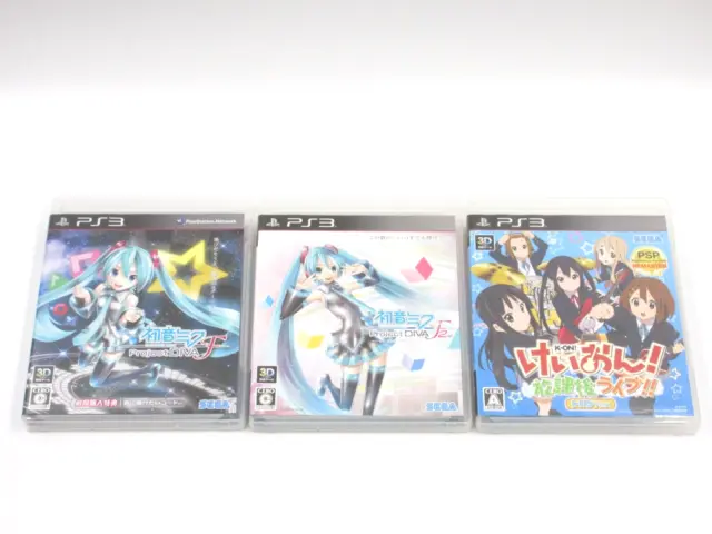 Hatsune Miku Project DIVA F 2nd K-on! HD Ver. set 3D Sega PS3 PlayStation Japan