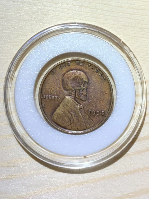 Hobo Nickel “Penny” Skull By Gediminas Palsis
