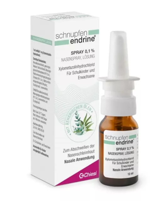 SCHNUPFEN ENDRINE 0,1% Nasenspray 10 ml PZN03925052