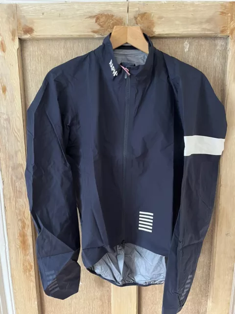 Rapha Pro Team Gore-Tex rain jacket Size: Large Colour: Navy / White