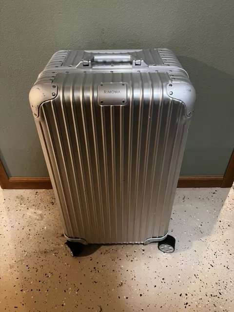 RIMOWA ORIGINAL ALUMINUM Trunk Luggage Sales Receipt From Saks