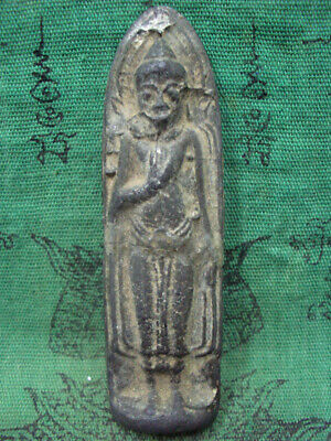 Phra Ruang Khmer Buddha Figure Angkor Wat Old Talisman Buddhist Thai Amulet