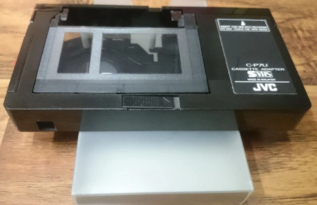 Adaptador De Casete Jvc C-P7U Motorizado Vhs-C A S-Vhs Probado Funciona Con Deslizamiento
