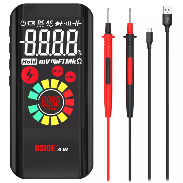 BSIDE A10 Mini Smart Digital Multimeter Voltmeter Multifunktionaler Tester