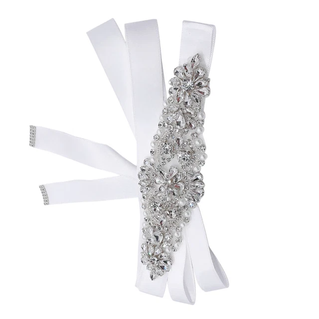 Abito formale da sposa nastro cintura