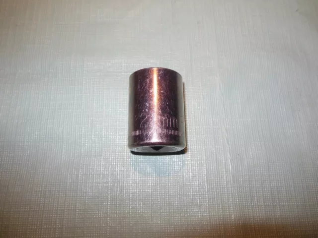 VTG "CRAFTSMAN USA -G2- 44249" METRIC KNURL BOTTOM SOCKET ~ 21mm ~ 1/2" DR 12 PT
