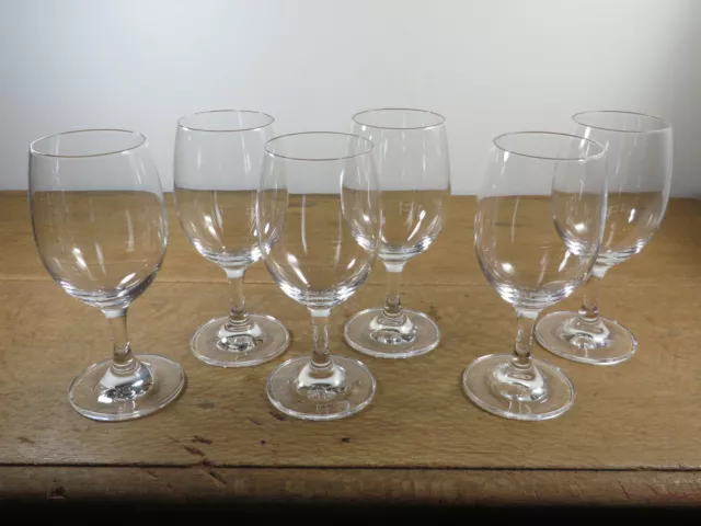 Schott Zweisel Crystal White Wine Glasses Set 6 15cm 210ml Made in Germany ExCon