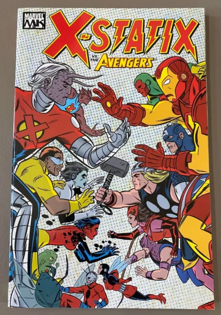X-STATIX  VS AVENGERS  (Marvel Knights 2004 TPB #4 Versus ~ Milligan / Allred)