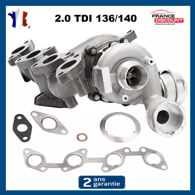 Turbo Nuovo per Audi A3 Altea Leon Octavia Toledo Superb 2.0 Tdi 136 140 Bkd