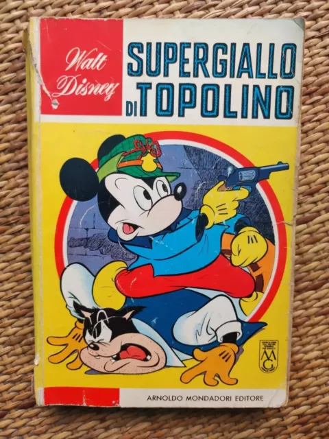 Ed.mondadori  I Classici Walt Disney 1° Serie  N° 12  1963  Supergiallo Di T.