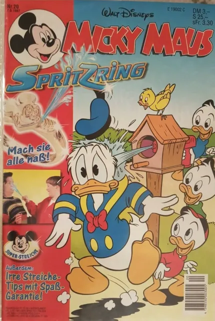 Micky Maus/Jahrgang 1997 / Heft Nr. 20 in Comic Hülle verschweißt !