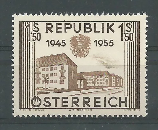 Österreich 1955 10 Jahre II. Republik Österreich 1,50 Schilling **