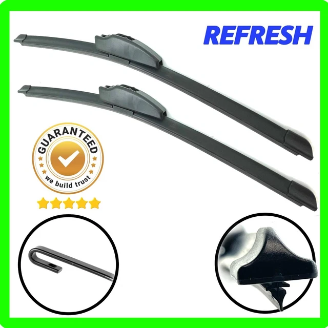 22/20 INCH AERO Flat Windscreen Wipers Blades Washer For Chrysler