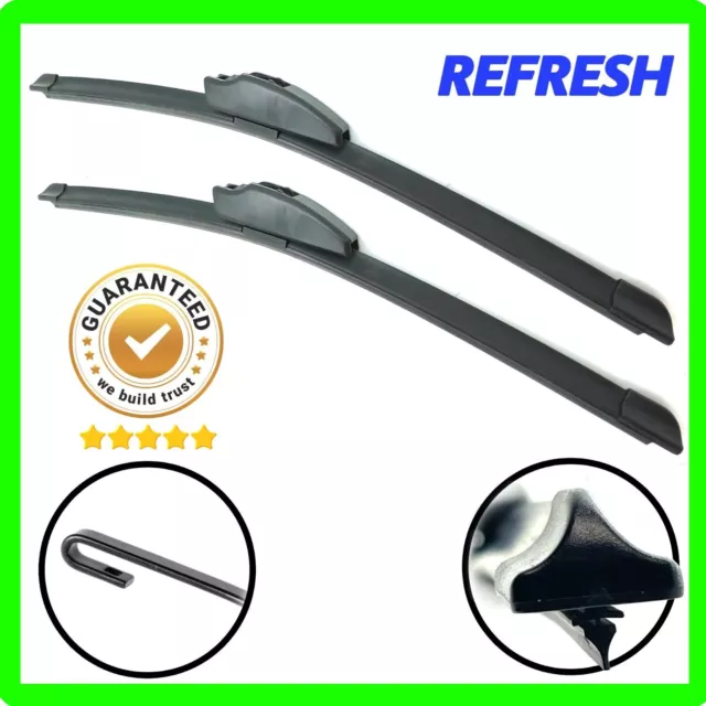 Wiper Blades 24/16in Aero Flat Windscreen For Toyota RAV-4 MK 3 06-13