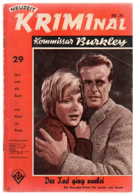 2 - Neuzeit Kriminal Nr. 29, Kommissar Burkley, Der Tod ging vorbei