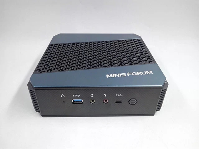 MINISFORUM Mini PC EliteMini HX90 AMD Ryzen 9 5900HX(8C/16T), Mini computadoras 16 GB RAM 512 GB PCIe SSD, compatible con 2 discos duros de 2.5 pulgadas, 2 HDMI / 2 DisplayPort, 1 x 2.5G RJ45, 6