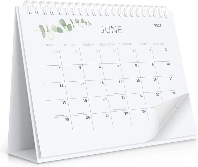 AESTHETIC SMALL DESK Flip Calendar 2023 with Stickers Oct2022June2024