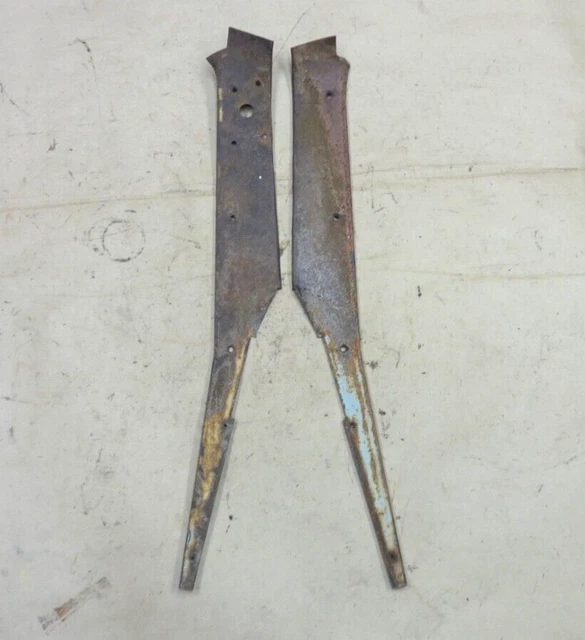 1936 Chevy Truck WINDSHIELD GARNISH MOLDINGS Original GM pair GMC pickup panel