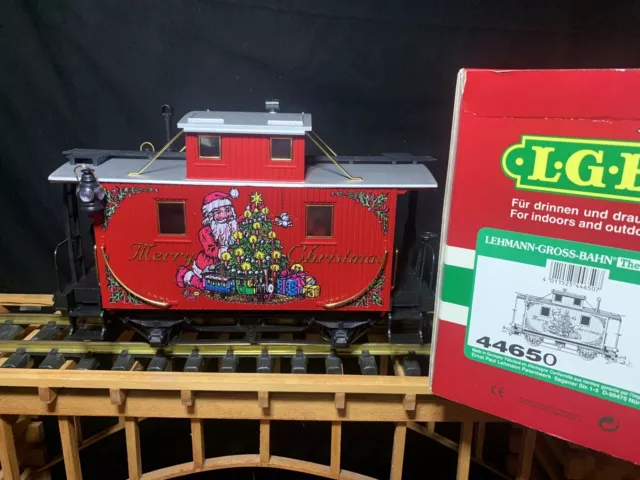 LGB 44650 Merry Christmas Caboose * Original Box * G Scale