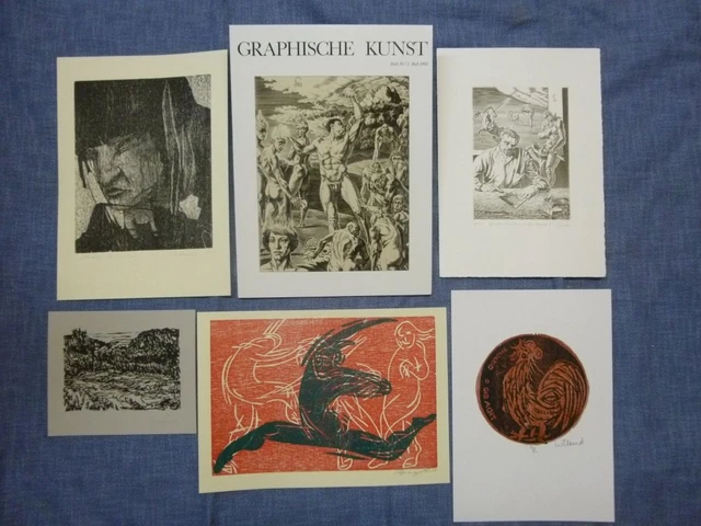 Graphische Kunst Heft 39 / 2. Heft 1992 Ausgabe B mit Originalgraphik-Beilagen V