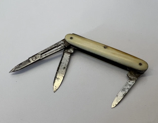 Couteau Pliant Ancien – Estampillé – Fabrication Française – Début XXe – N°A3