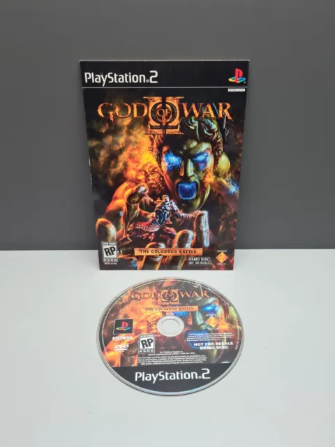 God Of War The Colossus Battle Demo Disc Sony Playstation 2 Ovp Cib Ps2 Selten