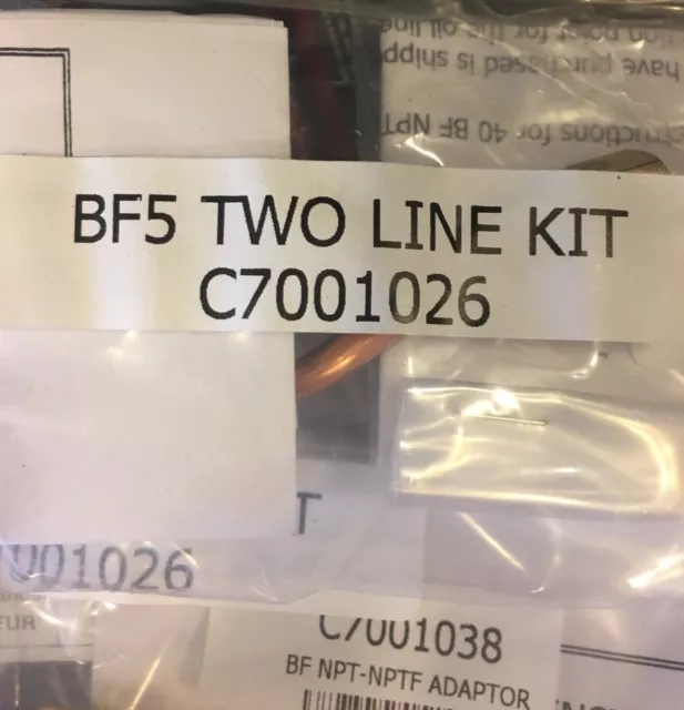 Riello C7001026 2 Line Kit For Bf5 Oil Burner