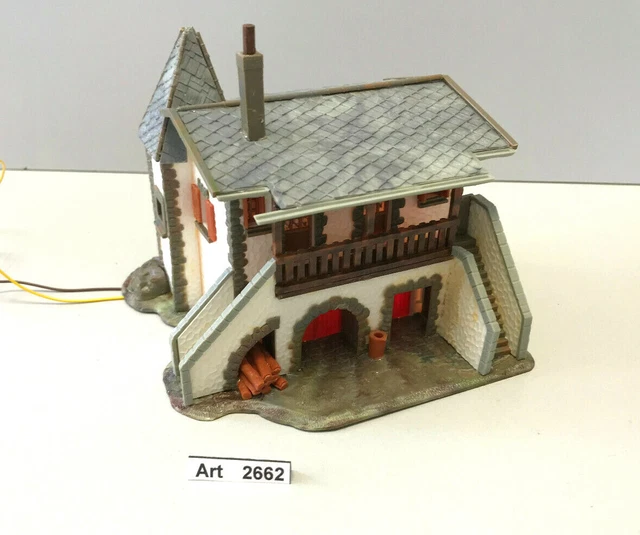 Faller B-281 Haus "Alpina" Alpenhaus mit Beleuchtung, 1:87, sehr selten & RAR