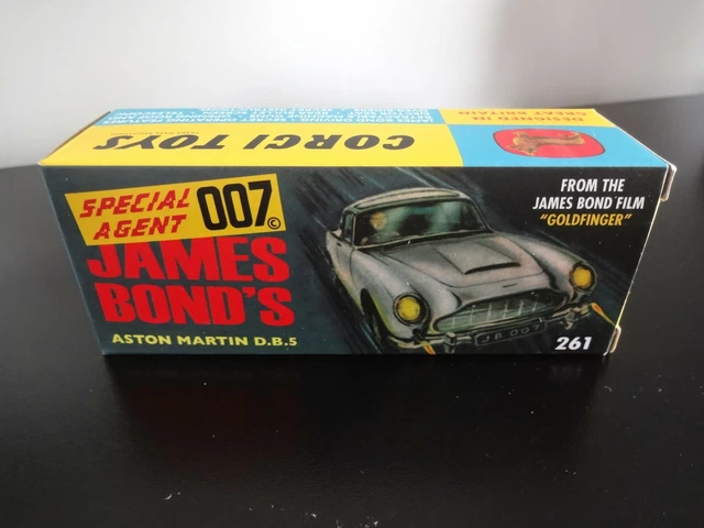 A Corgi Toys No. 261 James Bond Aston Martin DB5, boxed with diorama