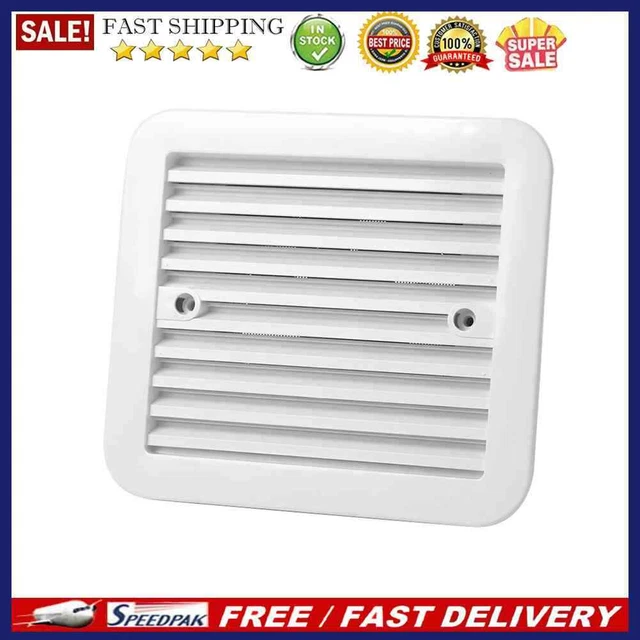 12V Fridge Vent with Fan for RV Trailer Side Silent Air Outlet Ventilation
