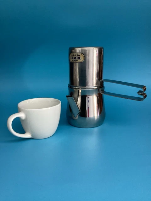 Cafetera Napolitana Original De Cobre Para 2 Tazas - Método Tradicional Italiano - Arterameferro
