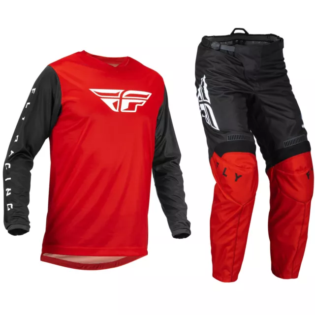 2023 Fly Course Motocross MX Kit Pantalon Jersey F-16 - Rouge/Noir