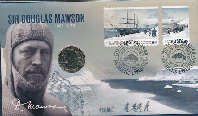 Australia: 2012 Douglas Mawson $1 PNC Cat $16