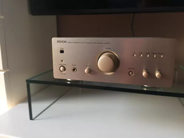 DENON UPA F07  INSTANDGESETZTER STEREO MIDI-VERSTÄRKER Champagner  Top Zustand