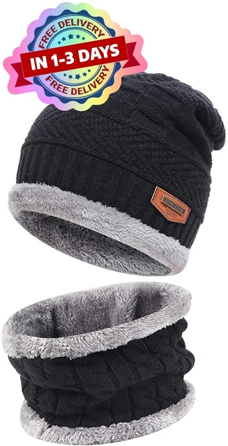 Guantes Termicos De Invierno De Hombre Para El Frio Con Gorro Y Bufanda Calidad